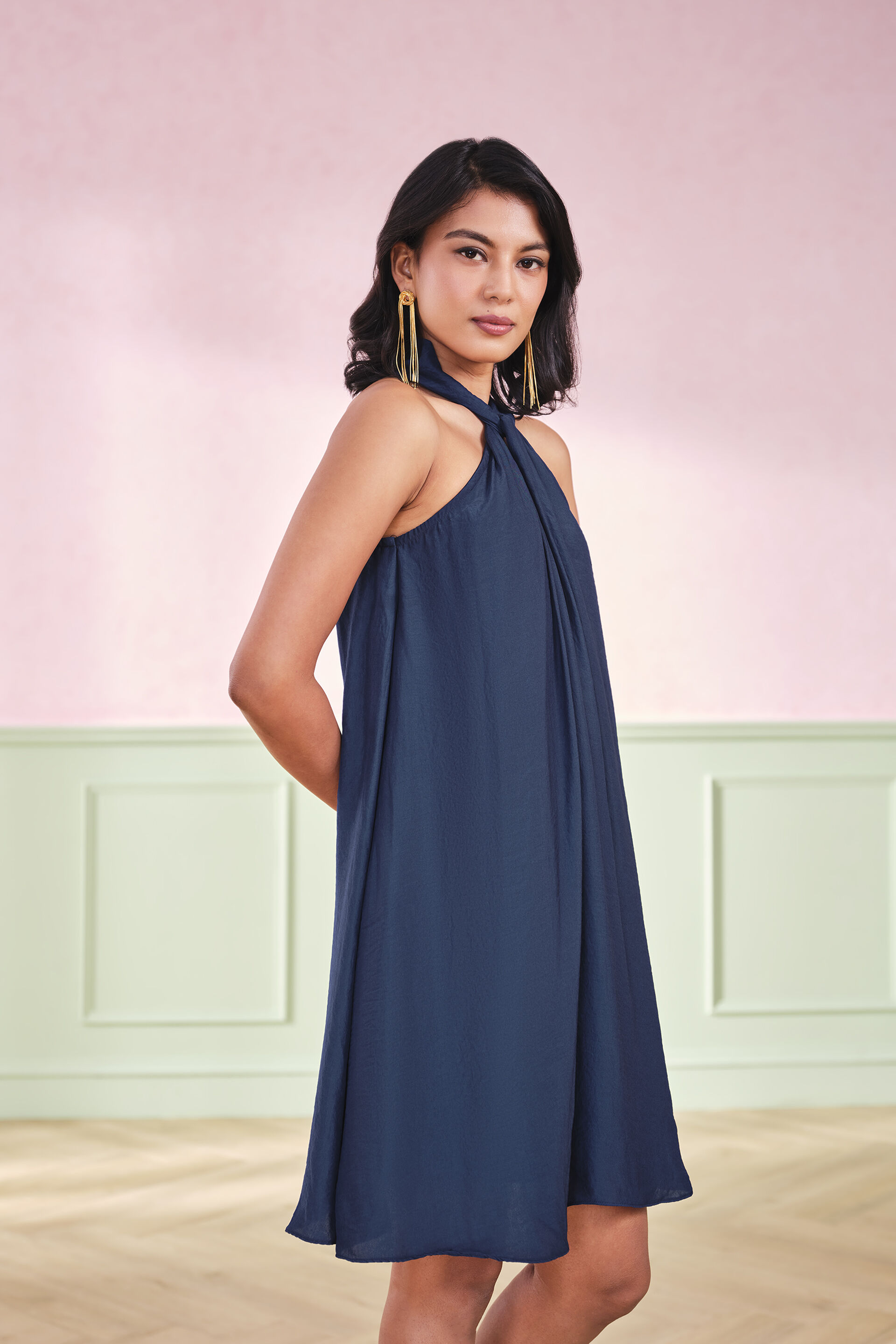 Evening By The Sea Cocktail Dress, Navy, image 7